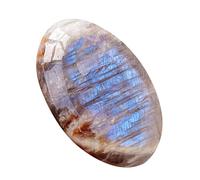 Crystal de pierre de lune arc-en-, pierre d'inquiétude du pouce, pierre de pouce de lune élégante élégante et élégante pour l'équilibrage du corps naturel, énergie positive
