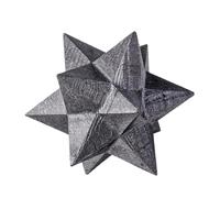 Crystal Decorations Home - Statue D'étoile Sacrée, Shungite De 1,57 À 1,97 Pouces, Pierre De Forme, Ornement De Table Poli, Pièce De Compagnon Apaisante Pour Les Émotions | Idéal Pour Salle D'étude, S