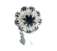 Crystal Embellishment Buttons - 12mm Detachable Rhinestone Flower Covers for Stylish Decoration, Durable Flat Back with Versatile Diy Use for Clothing Accessories, Fashion Jewelry Component