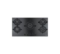Crystal FHCR 905 4G TC HE BK C - Table de cuisson au gaz - 5 plaques de cuisson - Niche - largeur : 84 cm - profondeur : 48 cm - noir