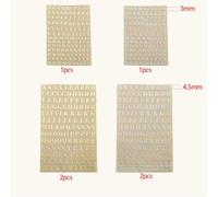 Crystal filling Decor Stickers Gold Silver Epoxy For DIY Silicone Molds Craft Making 2-9mm