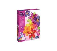 Peinture Vitrail - SENTOSPHERE - Art & Créations - Crystal Flor - 8 fleurs à créer en verre effilé - Dès 8 ans