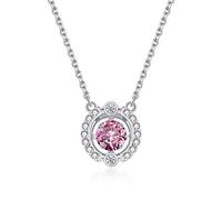 Crystal from Colliers Femmes Collier de Bijoux Fin battant Coeur Collier de Pendentif pour Femmes Rose