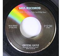 CRYSTAL GAYLE - Crystal Gayle 45 RPM I've Cried (The Blues Right Out of My Eyes) / Sparklin' Look of Love