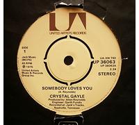 Crystal Gayle - Somebody loves you (US, 1975) / Vinyl single [Vinyl-Single 7'']