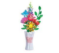 Lexibook – Crystal Gem Bouquet de Fleurs – Blanc/Rose/Vert/Bleu – CRSS57