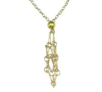 Crystal Holder Necklace - Heavy Duty Stone Crystals Cage, Adjustable Jewelry Pouch | Stainless Steel Cage Pendant Necklace, Durable Metal Crystal Carrier With Chain For Women Spiritual Healing Energy