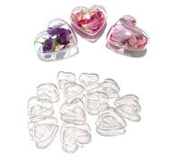 Crystal King Lot de 10 Boules de 10 cm en Acrylique Transparent séparables - 100 mm