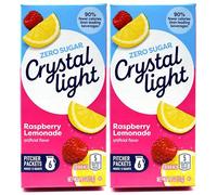 Crystal Light Raspberry Lemonade, 12-Quart 1.8-Ounce Canister (Pack Of 2)