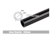 Bitspower Tube de liaison en cristal sans chanfrein, diamètre extérieur 16 mm, longueur 1000 mm (noir)