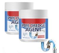 Crystal Lye Déboucheur Surpuissant, Crystal Lye Décapsuleur De Drain, Déboucheur Canalisation En Cas D'eau Stagnante Deboucheur Canalisation Déboucheur Cheveux Pour Cuisine Et Salle De Bains (2PC)