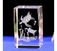 Crystal Model Statue 3D Gravure Figurines Sculpture Animale Collection de Souvenirs Arts Artisanat Ornement de décoration intérieure, Collection d'art Mondial sous-Marine