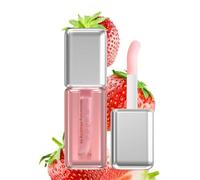 Crystal Moisturizing Lip Oil, Huile a Levre Colorée, Lip Gloss Durable Peau Morte, Soin Des Lèvres, Lutte Contre La Sécheresse 20 ml (Hot Pink)