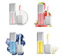 Crystal Moisturizing Lip Oil, Huile a Levre Colorée, Lip Gloss Durable Peau Morte, Soin Des Lèvres, Lutte Contre La Sécheresse 20 ml (All)