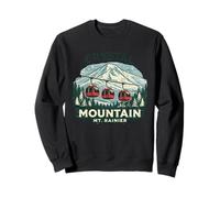 Crystal Mountain MT. Rainier Télécabine rétro Sweatshirt