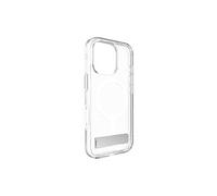 ZAGG Crystal Palace Snap KS renforcée au graphène avec Kickstand - béquille intégrée pour iPhone 16 Pro [6.3-Pouces], Compatible MagSafe, Anti-jaunissement, Anti-Chocs (Transparent)