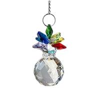 Crystal Pineapple Sun Catcher Fenêtre Suspendue Crystal Suncatchers Rainbow Maker Chandelier Pendant Curtain Decor