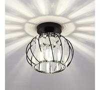 Crystal Plafond Lights Mini Chandelier Living Fixtroom à proximité des luminaires de Lampe à plafonnage Éclairage de Plafond Mont à Chasse d'eau pour la Chambre d'entrée de l'îlot de