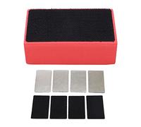 Crystal Polishing Pad 120 Grit | Recyclable Sponge Design for Stone/Tile/Metal Polishing | Soft Resilience Sanding Block Reduces Hand Fatigue | Lightweight & Portable