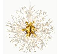 Crystal pyrotechnic Dandel Decorative Chandelier for Living Dining Room, Bedroom, Kitchen