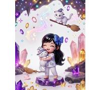 Crystal Radiance: A Kawaii Coloring Book with CR Girl & Cat: Healing Crystals and Mindfulness for Adults and Teens