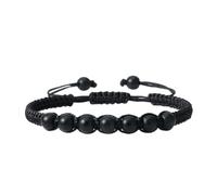 Crystal Rough à la mode tressé des perles de corde en nylon Bracelets Femmes hommes Imitation de cartones en pierre naturelle Ambers bracelet bracelet Gift Reiki Bracelets (couleur: beige, taille:
