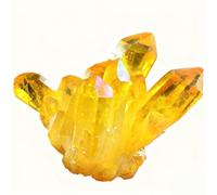 Crystal Rough, Citrine Crystal Cluster Geode Raw Crystals and Stones Rock Collection Display Decor for Home, 50-600G,200g