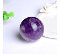 Crystal Rough Fengshui Ball Stone Amethyst Broken Glass Office Lucky Feng Shui Consecrated Gift,Purple,30mm Gemstone Stone