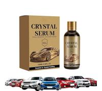 Crystal Serum Advanced Graphene Ceramic Coating for Cars, 9H Hardness High Gloss Auto Detailing, Nano Keramikversiegelung Quick Dry, Glass & Chrome Protection, DIY Beschichtung für Autopflege, 100ml