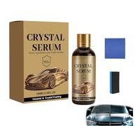 Crystal Serum,RevêTement CéRamique En Spray,Graphene Ceramic Coating For Cars,Advanced Hardness Gloss,Un Effet De Verre Anti-PoussièRe,Gloss Auto Detailing Diy Coating,Water Beading Protection (1SET)