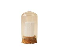 Crystal Stone World in Bottle - Raw Gemstone Vial with Fluorite, Quartz, Calcite, Lapis, Tiger Eye for Collection & Gift(Fiber plaster)