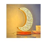 Crystal table lamp mood light bedroom night gift moon decoration