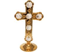 CRYSTAL TEMPTATIONS - Croix 3145 Cristal Swarovski doré 24k 135 x 80mm