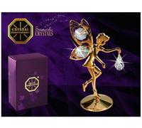 CRYSTAL TEMPTATIONS - Fée Elfe 3426 Cristal Swarovski plaqué or 24 carats 105 x 65 mm