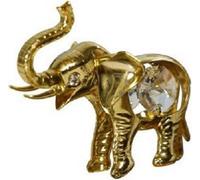 CRYSTAL TEMPTATIONS - Smal Elephant Eléphant petit 3691 Cristal Swarovski doré 24k 65 x 55mm