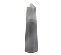 Crystal Towers ~ Natural Healing Crystal Point Obélisque pour la guérison Reiki et la grille de cristal (Agate, 5-7.5cm)