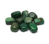 CrystalAge Lot de 10 pierres de jade africaine (20-25 mm)
