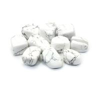 CrystalAge Lot de 5 pierres en howlite (20-25 mm)