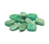 CrystalAge Lot de 5 pierres roulées d'amazonite (20-25 mm)