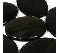 CrystalAge Pierre de palmier en obsidienne dorée