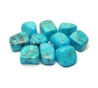 CrystalAge Pierre polie en howlite turquoise (20-25 mm) - Pierre unique