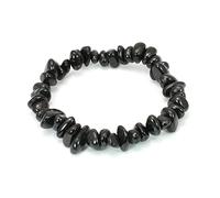 CrystalAge Shungite Pierre précieuse Éclat Bracelet