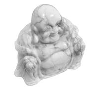 CrystalAge Statue de Bouddha assis en howlite