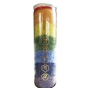 CrystalGemsStore Bougie chakra 100 heures d'arôme pur aux huiles essentielles