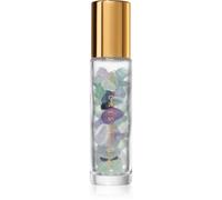 Crystallove Fluorite Rainbow Oil Bottle Roll-on avec cristaux rechargeable 10 ml