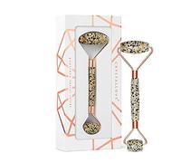 CRYSTALLOVE Rouleau pour le visage - Rouleau de massage anti-âge - Appareil de massage du visage avec jaspe - Appareil de massage - Massage du visage - Rouleau - Outil de massage