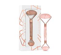 Crystallove Rose Quartz 3D Teeth Roller rouleau de massage visage 1 pcs