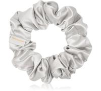 Crystallove Silk Scrunchie chouchou en soie Silver 1 pcs