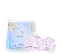 CRYSTALLOVE Ventouses en silicone - 3 pièces - Massage du corps - Appareil de massage anti-cellulite - Set de ventouses anti-cellulite avec paillettes - Ventouses efficaces - Crystal