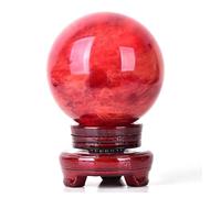 Crystals and Stones Smelting Quartz Crystal Gemstone Ball Carved Round Sphere for Divination Home Decoration Gift,13cm/5.1in Gemstone Stone
